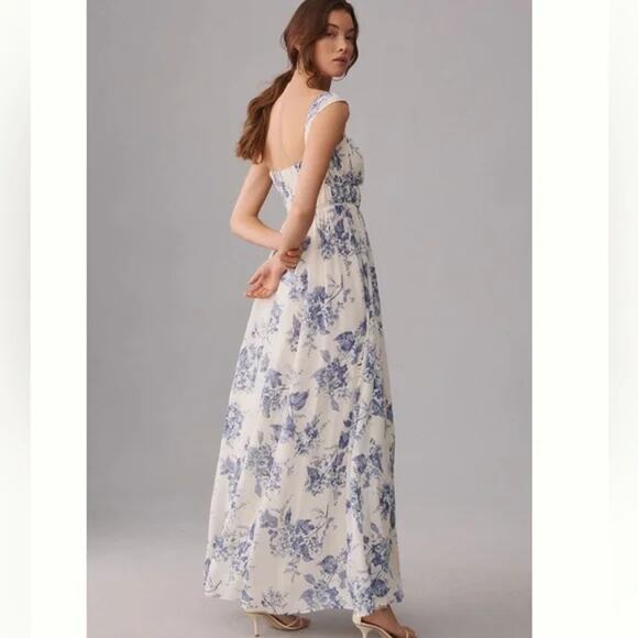 Reformation Jayde Maxi Dress - Lupine Floral Size 12 - Picture 5 of 16